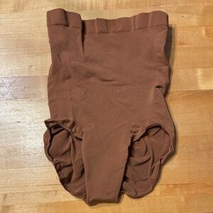 SKIMS Brown High Waisted Shapewear Bottoms